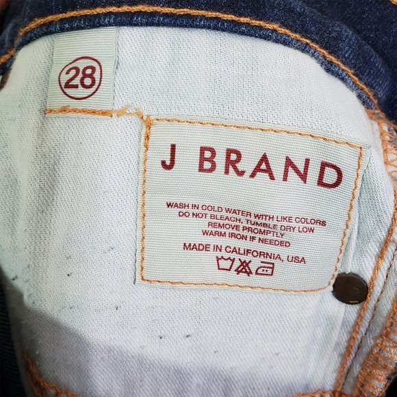 J BRAND Women's Size 28 Blue Straight Leg Jeans - Picture 7 of 9
